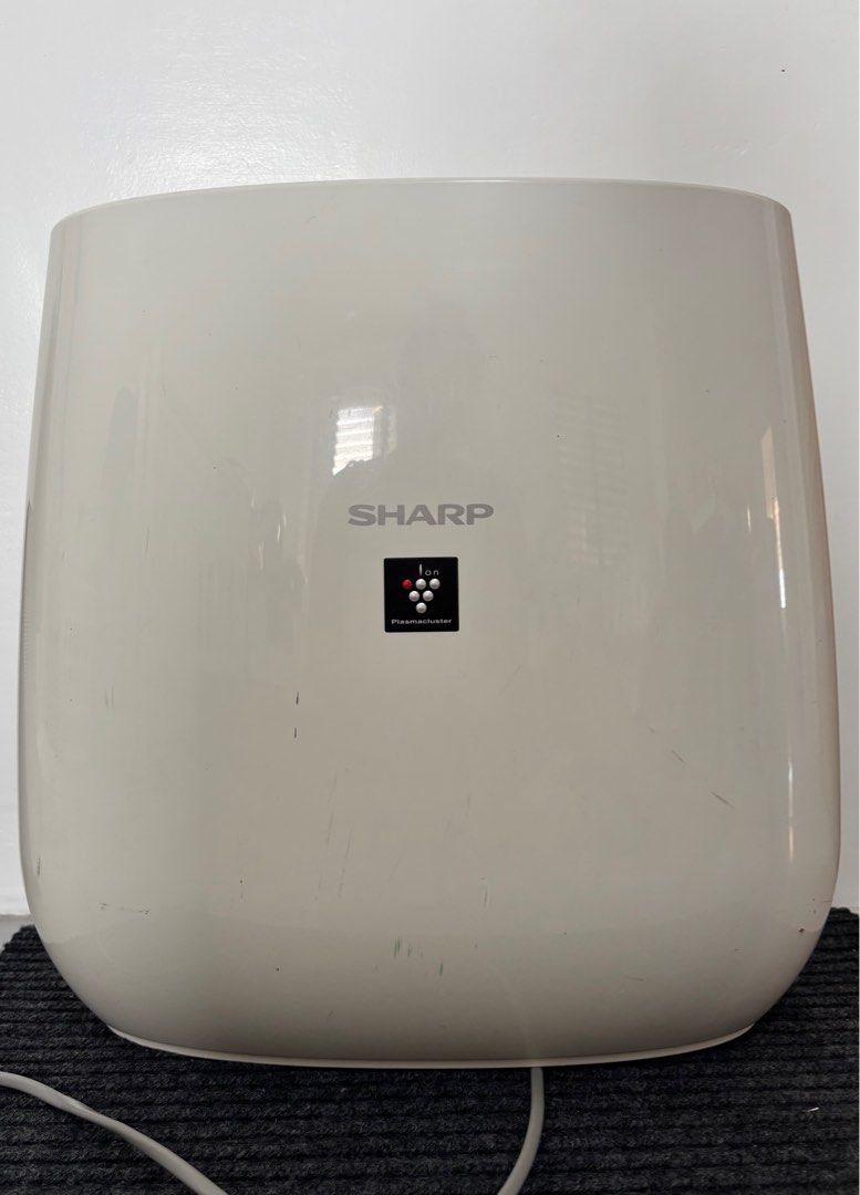 Sharp air purifier (Category: Other Home Appliances) located in Pasig City. Submitted by ez_declutterz (Listing ID 1387555492, Image 1). Description: 23 sq.m . Plasmacluster Ion Technology High Density Plasmacluster Ions and Fan Plasmacluster Ion Modes (On/Off) Plasmacluster Indicator Light Replacement Filter (Automatic Detection) Special Program Mode (Haze Mode) Replacement Filters: HEPA FIlter: FZ-F30HFE.