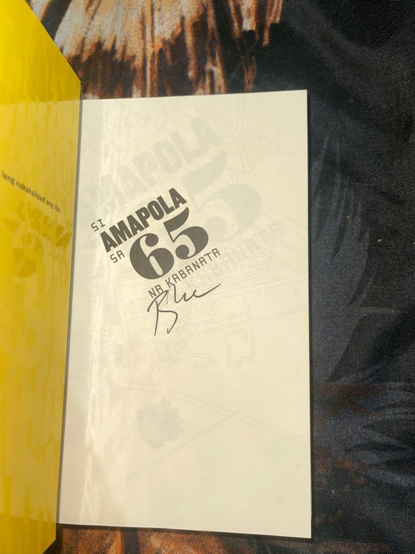 SI AMAPOLA SA 65 NA KABANATA (Category: Storybooks) located in Marilao. Submitted by sandravill (Listing ID 1387692453, Image 2). Description: -Opened it once lang when sir RL put his signature. -Only bought the book just to have the chance to meet sir Ricky. -Aside from my reason above, the synopsis looks intruiging -This has his PIRMA RFS: Declutter/I believe this has to be read by someone who appreciates this type of genre..