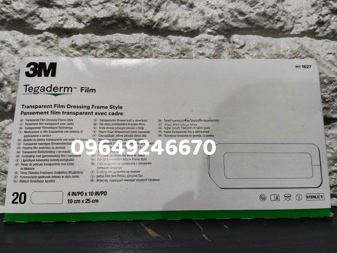 @Tegaderm @Waterproof (Category: Medical Supplies & Tools) located in Manila. Submitted by oplecherly24007 (Listing ID 1387707316, Image 1). Description: Onhand all sizes pm lng po sa price Delivery Vialalamove Same day delivery po.