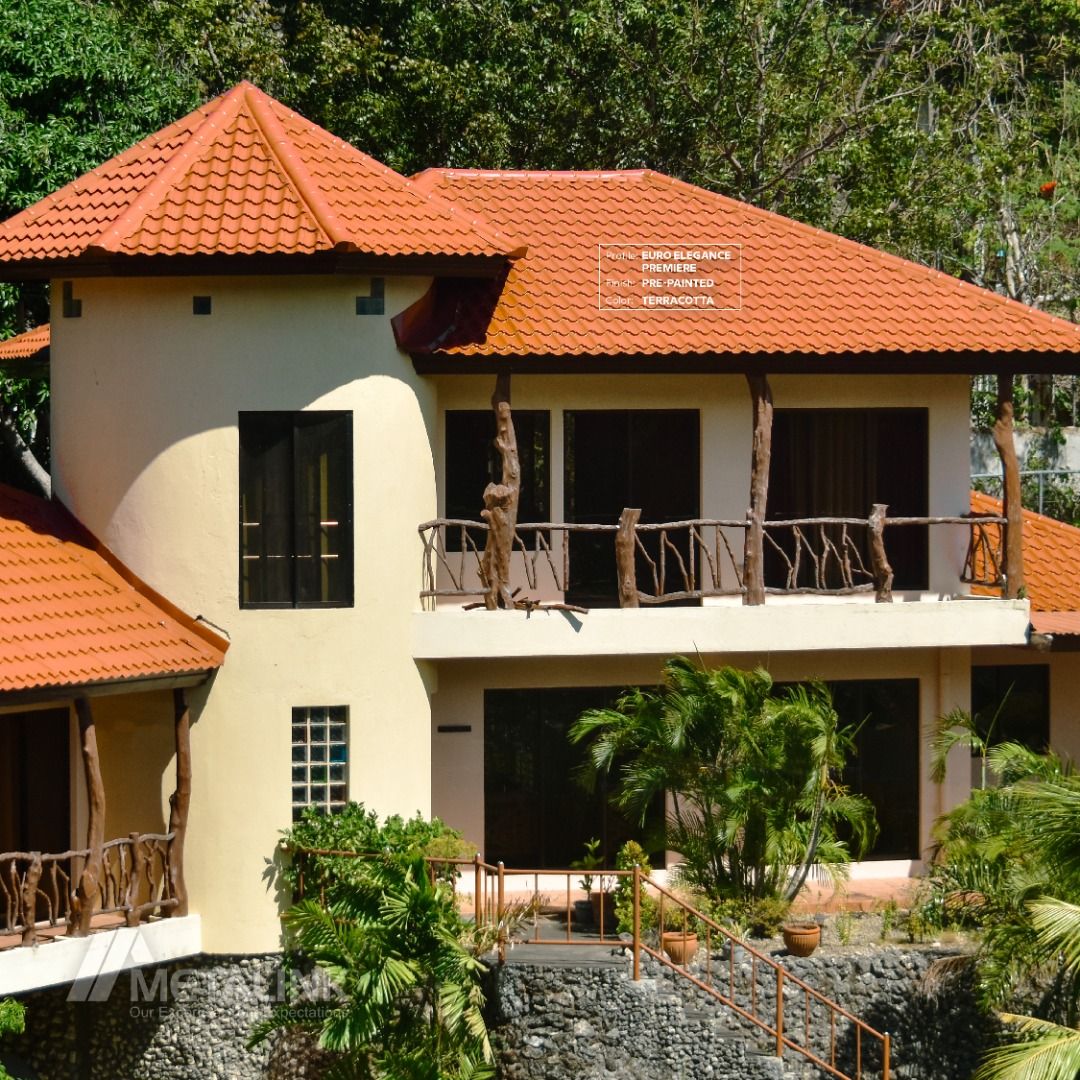 TILE ROOF - EURO ELEGANCE PREMIERE (Category: Construction & Building Materials) located in Quezon City. Submitted by metalinkcorp (Listing ID 1242546482, Image 3). Description: VIBRANT TILE REVOLUTION Try something new and exciting by adding vibrance to your traditional tile roof. TEKTURA VIBRANT TILE ROOF transforms ordinary roofing into a modern, aesthetically appealing, and uniquely textured architectural statement that stands out from conven