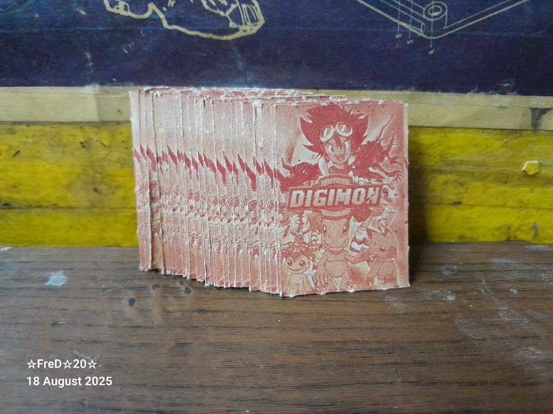 Vintage Digimon Miniteks Cards (30pcs) (Category: Raw Singles) located in San Pablo. Submitted by fredambion (Listing ID 1387558413, Image 2). Description: *Please Take Time To Read Descriptions & Check The Photos *What You See Is What You Get *Vintage Digimon Miniteks Cards *For Only 50 / 30pcs *Early 2000s / No Doubles *Like New to Well Used Condition *2nd Hand Condition *Good For Collection *Manage Your Expectation *Dont Offer If Your Not Will