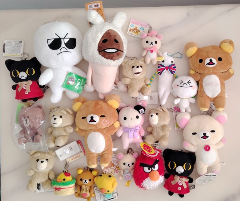 Assorted Plushies - Rilakkuma, Angry Birds, and More!, Hobbies & Toys ...