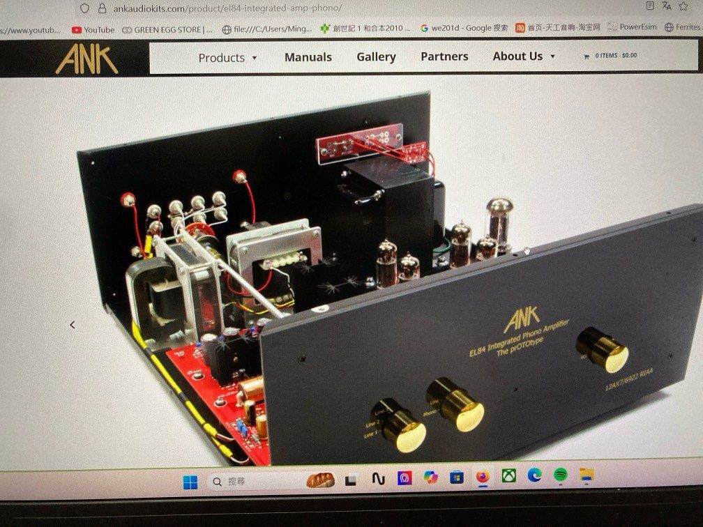 Audio Note Kit EL84 prOTOtype （分類：其他家庭電器）位於 Hong Kong。 由 mingccmhk 提交（商品編號 1384304598，圖片 1）。簡介： 這個是套件full set with 3c cores 輸出牛 EL84 *4。