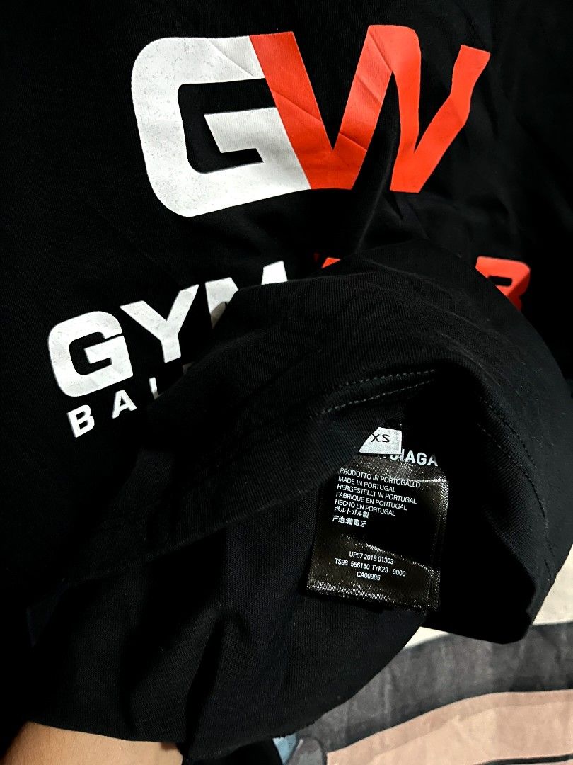 Balenciaga Gymwear (Category: Tshirts & Polo Shirts ) located in Bacolod City. Submitted by thysecond2.fresh (Listing ID 1384344688, Image 3). Description: Dimensions width:23 length:27 •Excellent condition •Color rate: 9.8 / 10 •No issue.