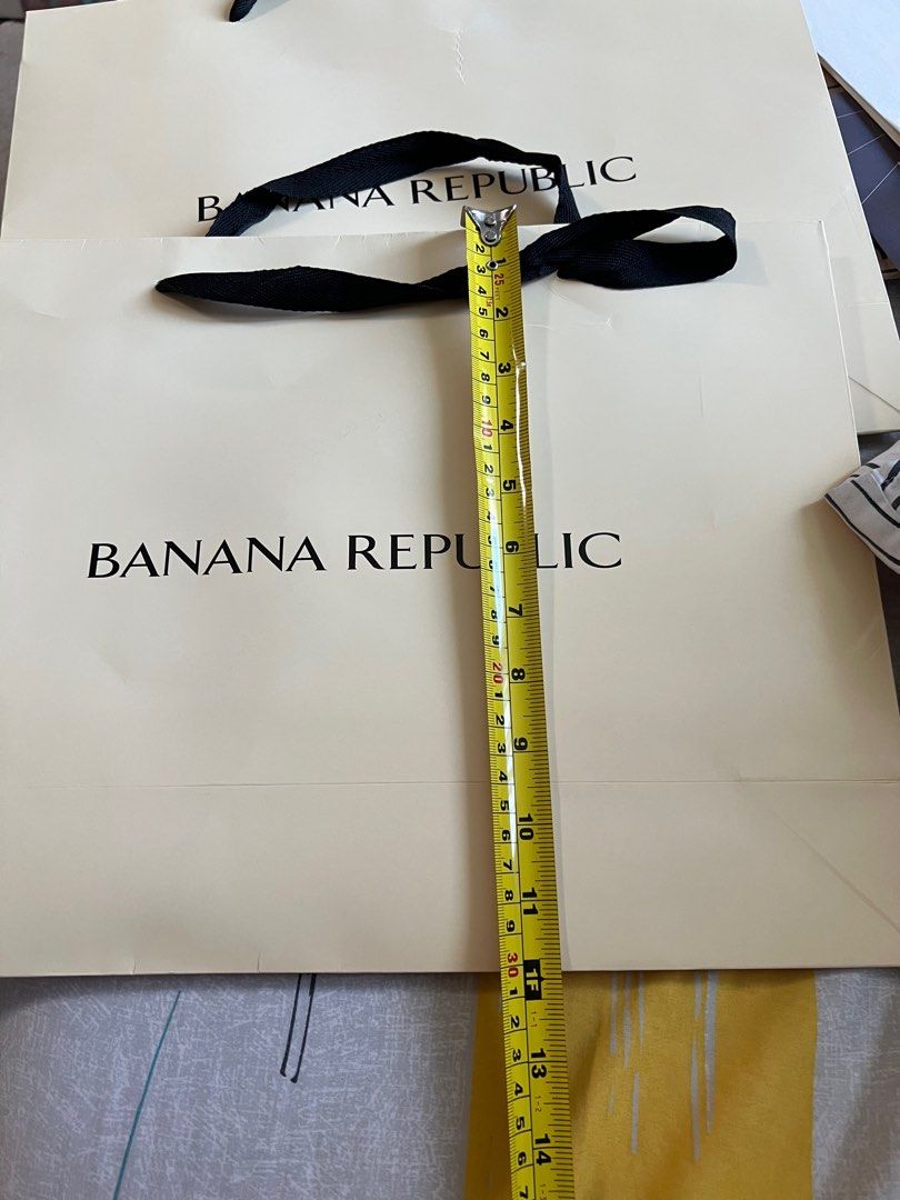 Banana Republic Paper Bag (Category: Luxury Accessories) located in Manila. Submitted by kai.168 (Listing ID 1384255614, Image 3). Description: 200 each Take both for 300.