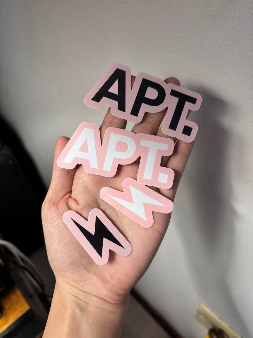 blackpink rosie APT sticker set, Hobbies & Toys, Memorabilia ...