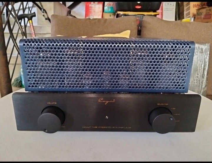 Cayin Tube Amplifier (Category: Soundbars, Speakers & Amplifiers) located in Carmona. Submitted by electronboy (Listing ID 1384252228, Image 3). Description: Cayin LA-34 Tube Amplifier Since i buy it, less than 8hrs i use. Spare Amplifier With Box, Owner's Manual and Gloves Very Good Condition (Still New) See picture for Specification 32 watts per channel into 8 ohms 220volt 50/60Hz.