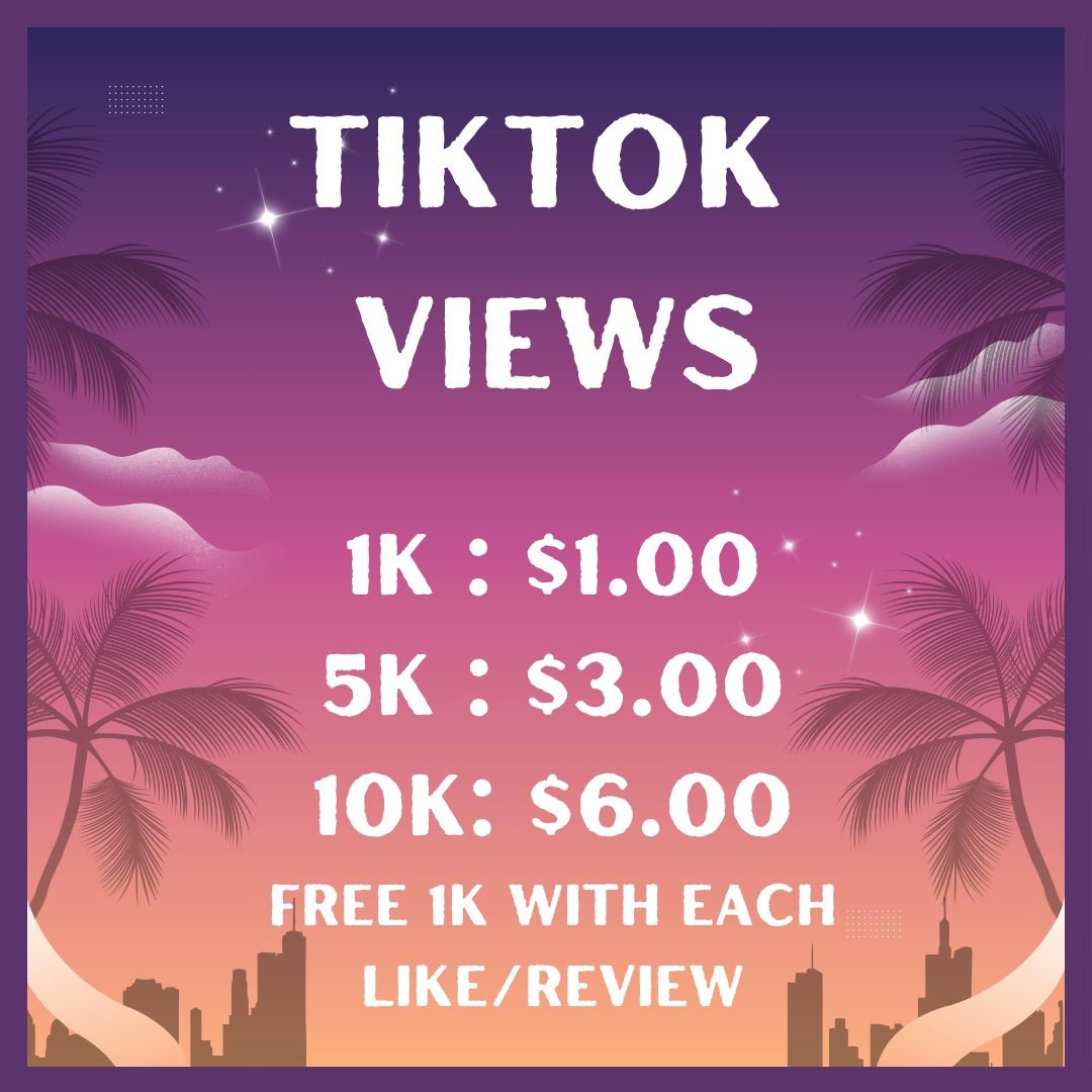 Cheapest Tiktok Followers | Tiktok Likes and More (Category: Game Gift Cards & Accounts) located in Singapore. Submitted by revzy (Listing ID 1353399101, Image 3). Description: Tiktok followers and Tiktok likes from 100% real users with followers and posts. ⭐LIKES AND FOLLOWER ABOVE 5K WILL GET FREE VIEWS⭐ 🔥 No login info required 🔥 Starts immediately 🔥 Completes fast 🔥 Non Drop + Drop re-fill guaranteed 🔥 Satisfaction guaranteed ⭐ Looking f