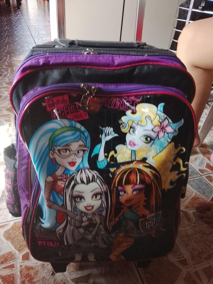 Children's School bag (Category: Strollers) located in Manila. Submitted by mariakelouise (Listing ID 1384236707, Image 1). Description: MONSTER HIGH STROLLER BAG 680 (NEGOTIABLE) - GOOD AS NEW, NEVER NAGAMIT - BUYER WILL SHOULDER SF PM FOR MORE DETAILS.