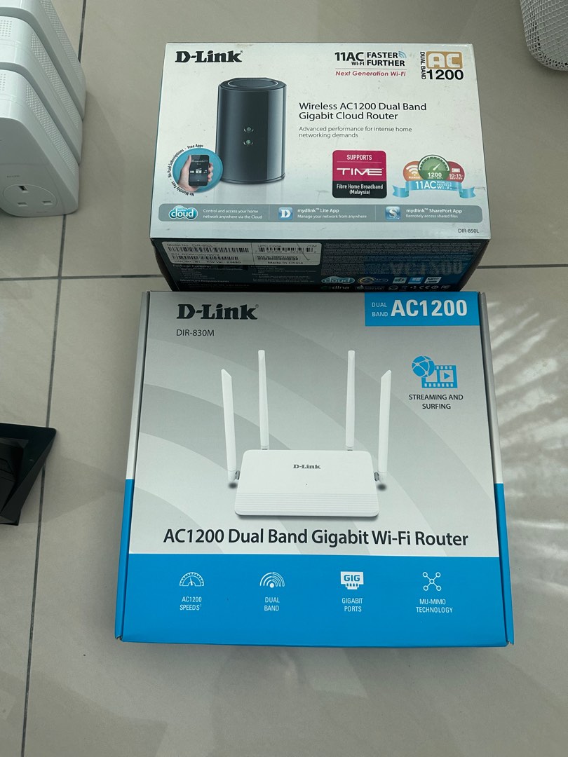 D-link AC1200 gigabit router, Computers & Tech, Parts & Accessories ...