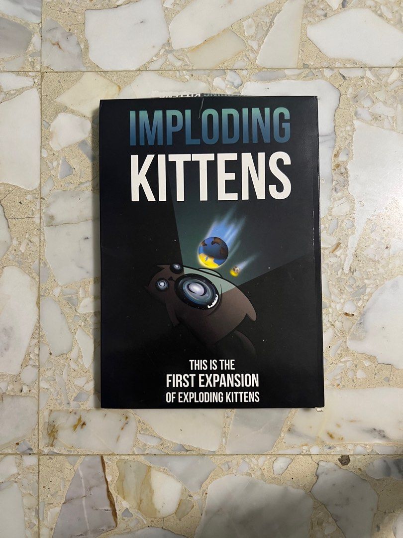 Exploding kittens (Category: Board Games & Puzzles) located in Singapore. Submitted by alittleofabc (Listing ID 1384368144, Image 1). Description: Self collect toa payoh lorong 8.