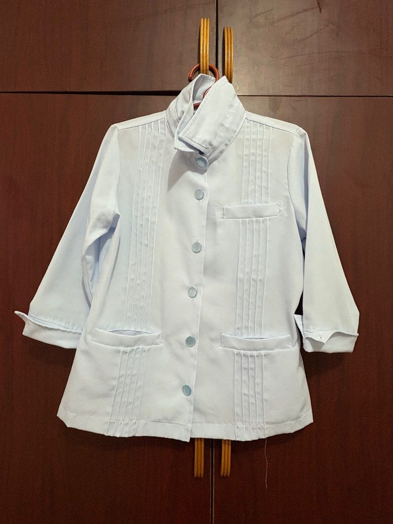 FEU-NRMF College Uniform (Category: Sets or Coordinates) located in Caloocan City. Submitted by kaiksa (Listing ID 1384380987, Image 3). Description: - Medium - I have 1 set of 1st year college nursing uniform - I also have 3 sets of 2nd-4th year nursing college uniforms (the ones with lines sa front) - I have 2 extra paldas = I have 6 in total - You can buy it separately like piece by piece - May discount if set kukunin and if take all din - Neg