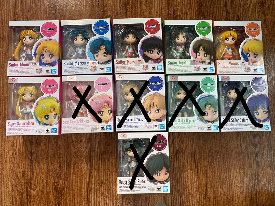 Figuarts Mini Sailor Moon set (Inner senshis) (Category: Figurines & Statues) located in Manila. Submitted by myktestmic1 (Listing ID 1206584219, Image 1). Description: Figuarts Mini Sailor Moon set (Inner senshis) *Authentic *New, MISB Price: Php 8,000 First to pay gets the item Payment thru BPI transfer or Gcash Shipping thru Grab/LBC (Buyer’s expense and risk) PM me for queries.