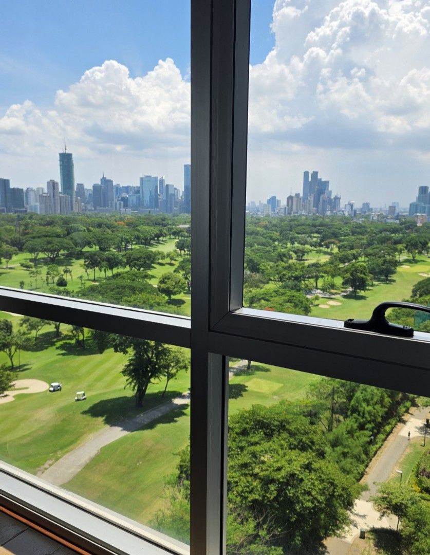 For Sale: 2BR Fairways Tower BGC (Category: Apartments & Condos) located in Taguig. Submitted by janette_c (Listing ID 1225789294, Image 3). Description: For Sale! Great views of Manila Golf Course and Makati City skyline! Fairways Tower BGC 2BR Unit at North Wing Corner unit with living room and bedrooms all facing the great views! 80 sqm, 2br with 2 ensuite t&b plus utility room & toilet, kitchen area semi-furnished condition: with existing AC 