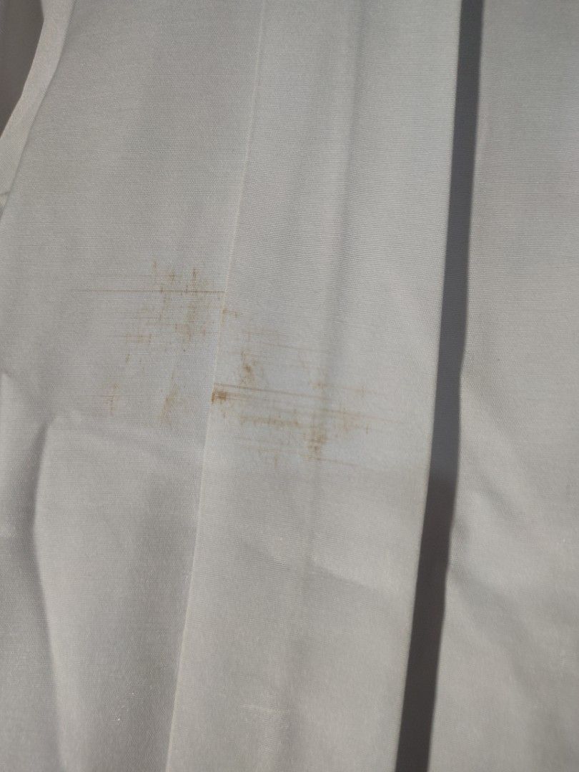 Gala Uniform (Category: Dresses) located in Manila. Submitted by anneesp (Listing ID 1384233182, Image 3). Description: White Gala Uniform flaws: Requires washing and has few stains. #galauniform #white uniform #gala.