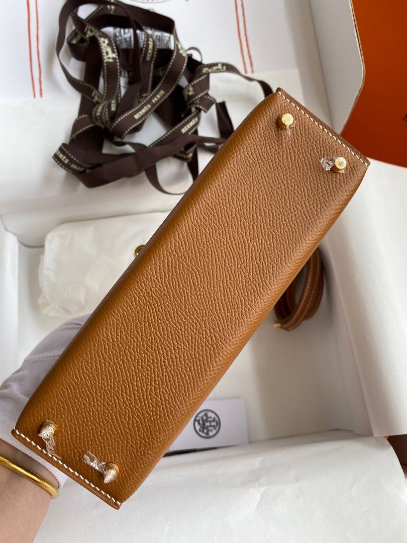 Hermes Kelly Mini Gold in GHW (Category: Luxury Bags & Wallets) located in Pasig City. Submitted by wmsbags_2 (Listing ID 1384267627, Image 3). Description: Available Onhand ❗️ VIP HANDMADE ✅Perfect workmanship ✅Fully handmade & Handstitch ✅Fine stamp & Code ✅100% Hardware materials structured ✅Real Leather ✅We do deliver (any) ✅ or meet up ( metro manila area) ✅We shipp all nationwide ✅Complete Inclusion MODE OF PAYMENT 📌CREDIT CARD & Cash acce