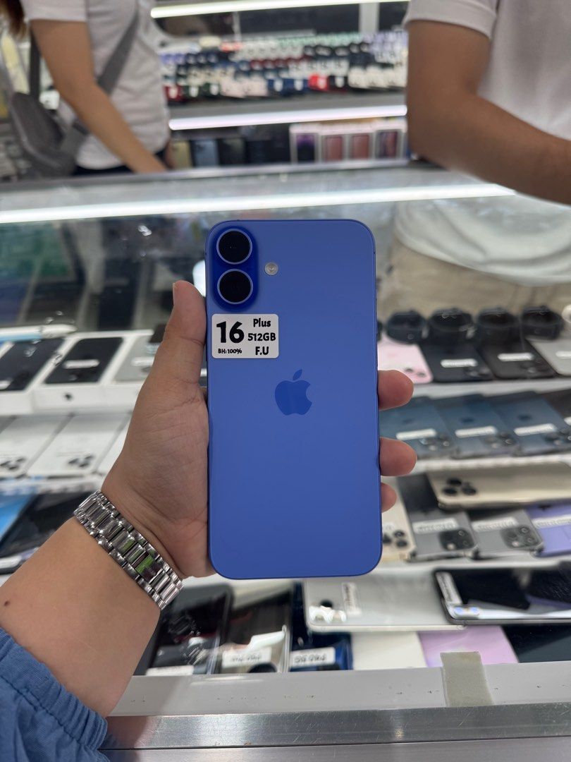 Iphone 16+ 512gb 100% batt NTC FU no issue (Category: iPhone 16 Series) located in San Juan City. Submitted by javedsgadgetshop (Listing ID 1384399453, Image 1). Description: INSTALLMENT OPTIONS : SPAY LATER / GGIVES / CREDIT CARD! WE BUY AND SELL SO PWEDE MAGBINTA OR SWAP ! Quick Specs : 💵 Iphone 16+ •512gb •NTC Variant •100% batt health •Factory Unlock •95% Smoothness •No hidden issue | No Repaired •100% Authentic | Not Refurbished •w/ Box Cha