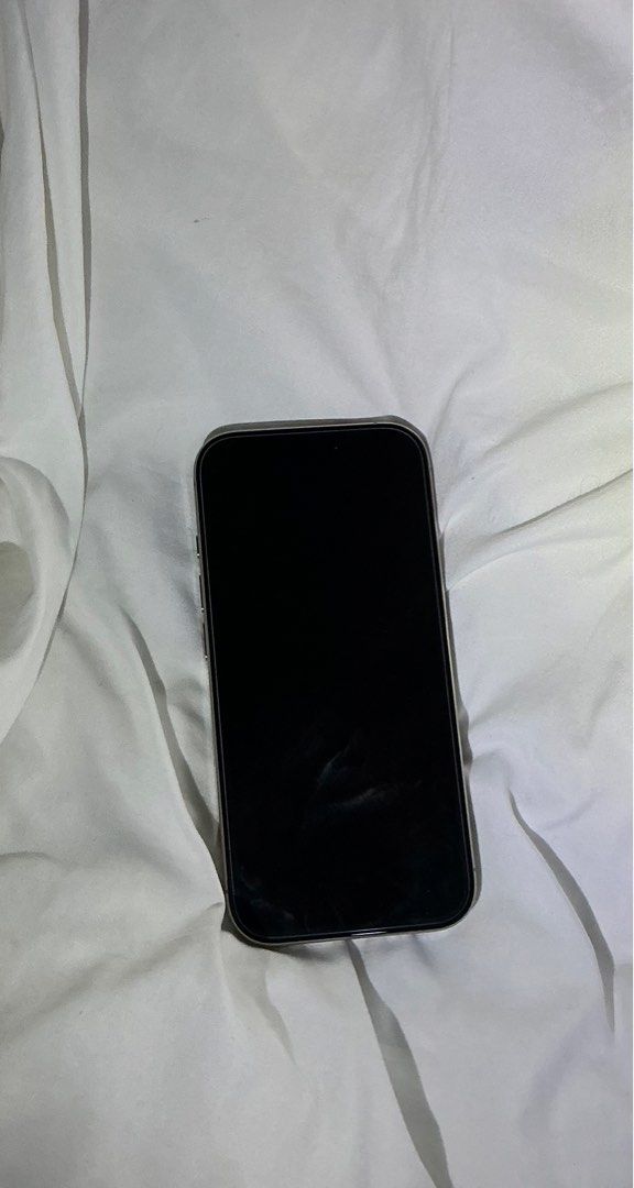 Iphone 16 pro 256 (Category: iPhone 16 Series) located in Quezon City. Submitted by nerinelzafe (Listing ID 1384291877, Image 2). Description: FOR SALE iPhone 16 PRO 256GB NATURAL TITANIUM 94% Batt Health (322) Underwarranty until Nov 2025 Zp/a Local variant Face ID working Truetone working No issue - small dents near charging port No history of repair .