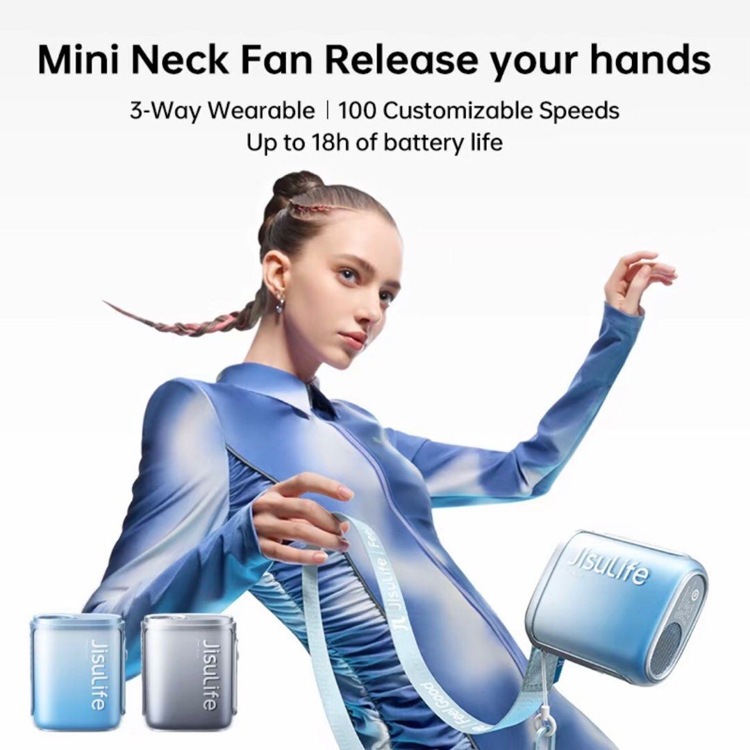 JISULIFE neck fan life5, Furniture &amp; Home Living, Lighting &amp; Fans, Fans ...