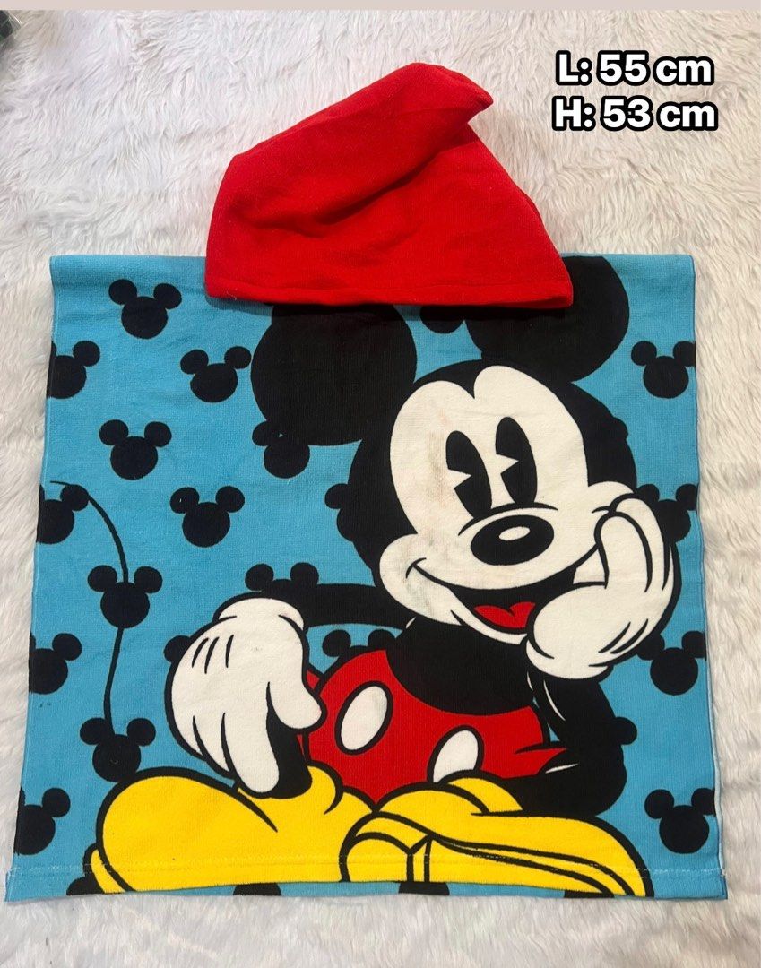 Kids hooded towel mickey (Category: Bathtub & Bath Accessories) located in Marikina City. Submitted by 1stuffshop (Listing ID 1384327258, Image 1). Description: Some issue might be from stock.