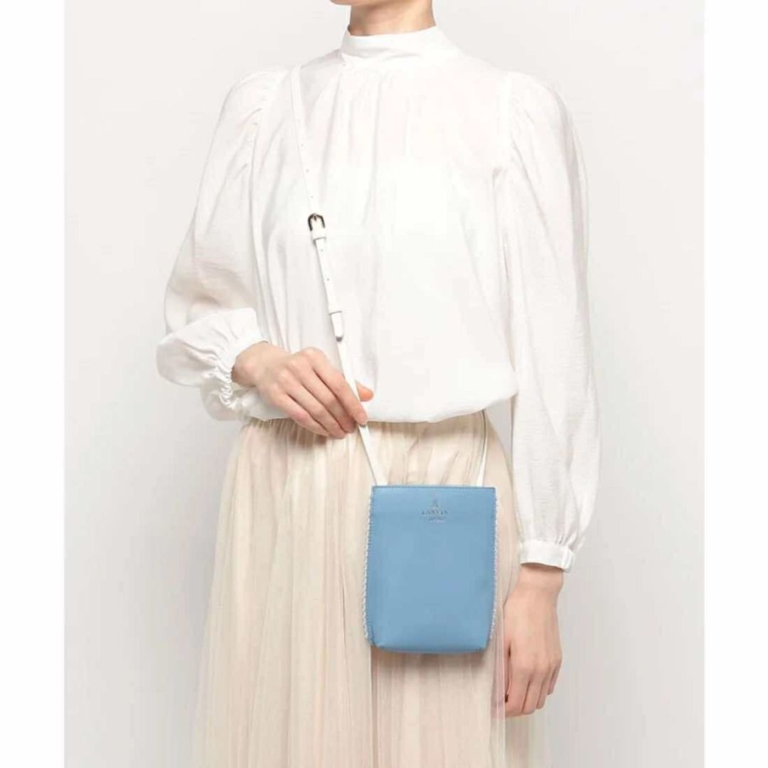 Lanvin en Bleu - Perla Mini Shoulder - bag (Category: Luxury Bags & Wallets) located in Manila. Submitted by topshelf_v2 (Listing ID 1384323829, Image 1). Description: Condition : 9+/10 in excellent condition Issue: Dirt in sling can remove .