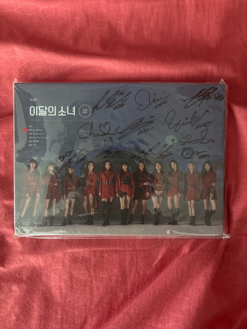 LOONA [#] Signed Album, Hobbies & Toys, Memorabilia & Collectibles, K ...