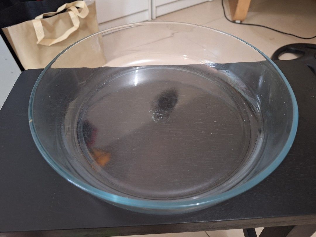 Marjnex Baking Dish / Serving Dish (Category: Bakeware) located in Quezon City. Submitted by alexora (Listing ID 1384281117, Image 1). Description: - Made in Brazil - 10.5" diameter - 2.25" height - heavy glassware.
