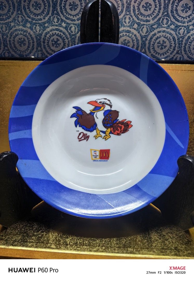 Mcdonalds Sydney Olympic 2000 Deep Plates (Category: Dinnerware & Cutlery) located in Rizal. Submitted by gkstcenit (Listing ID 1384254116, Image 2). Description: Mcdonald's Sydney Olympic 2000 Deep Plates 20cmx5cm 150 each Take All 3pcs 400 pick up location Rsg guevenethomes San Andres cainta Rizal mop 09171245114.