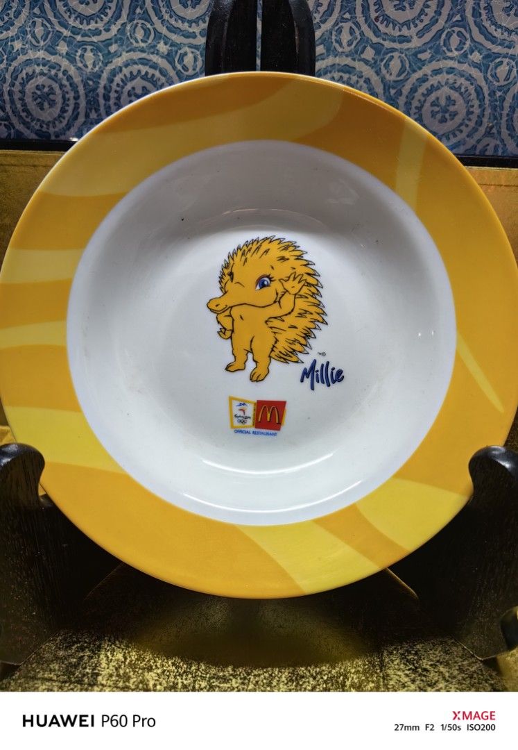 Mcdonalds Sydney Olympic 2000 Deep Plates (Category: Dinnerware & Cutlery) located in Rizal. Submitted by gkstcenit (Listing ID 1384254116, Image 3). Description: Mcdonald's Sydney Olympic 2000 Deep Plates 20cmx5cm 150 each Take All 3pcs 400 pick up location Rsg guevenethomes San Andres cainta Rizal mop 09171245114.