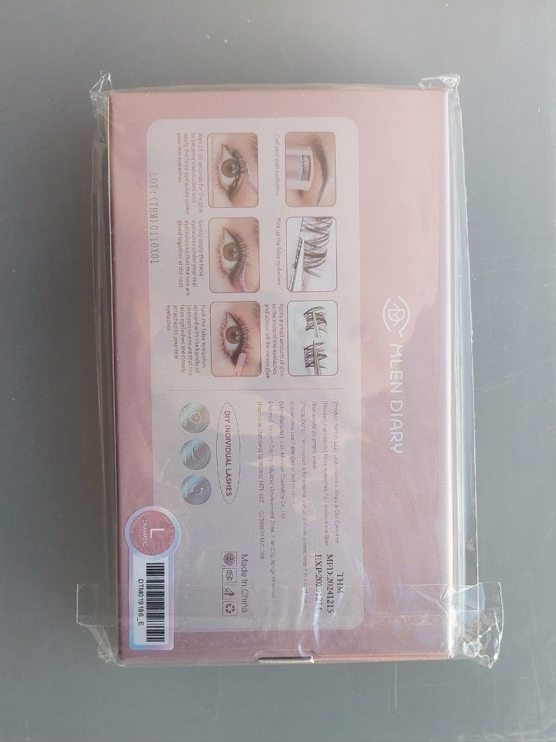 Mlen Diary Cluster Lashes with Glue (Category: Makeup) located in Makati City. Submitted by allyrchives (Listing ID 1384346329, Image 2). Description: Mlen Diary Cluster Lashes with Glue Lazy Lashes Series - Wispy & Doll - brand new, never opened - D curl, 13-15mm rfs: decluttering.