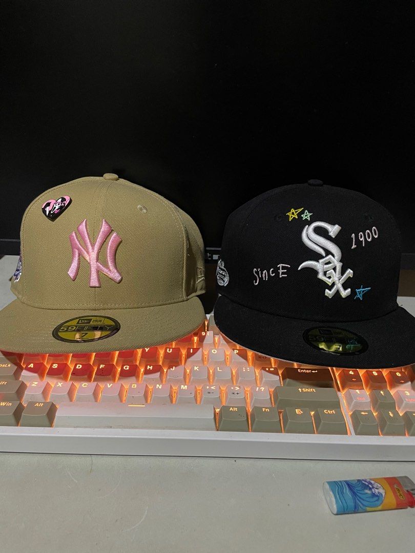 New Era Fitted Hat (Category: Caps & Hats) located in Tarlac. Submitted by jb0010 (Listing ID 1384406471, Image 1). Description: New Era fitted hats Like new/Worn once only/fitted only Size 7 both 450 Each take both 800 + Sf .