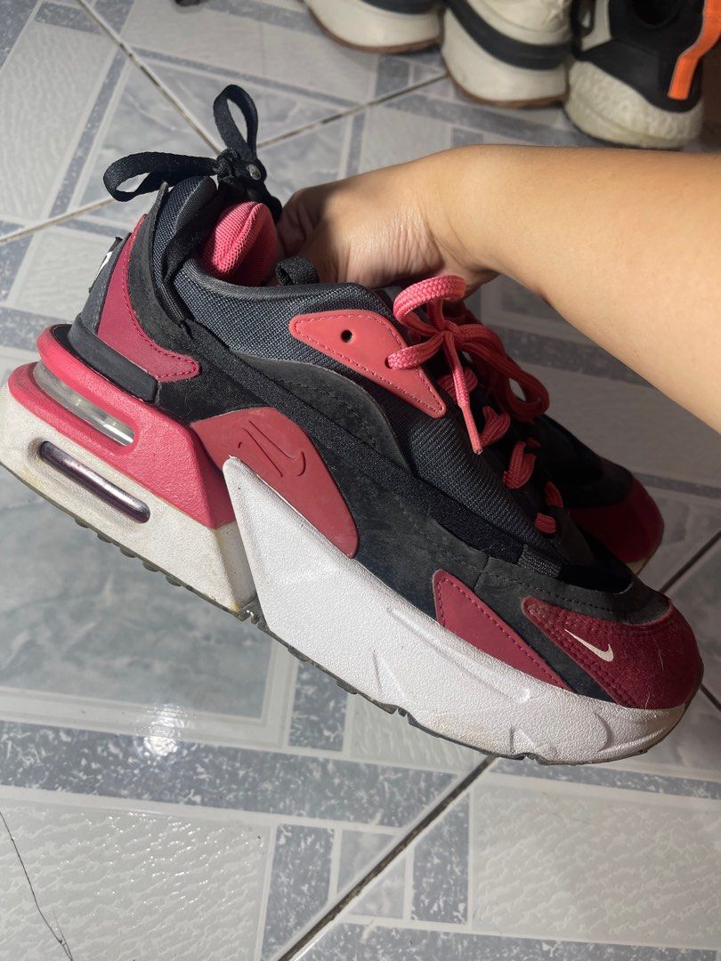 Nike Air Max Furyosa (Category: Sneakers) located in Marikina City. Submitted by elle.desmar (Listing ID 1384423810, Image 3). Description: Barely used. If may flaws barely noticeable naman. Size 8.5womens Comfy naman sya pero masyado mataas for me .