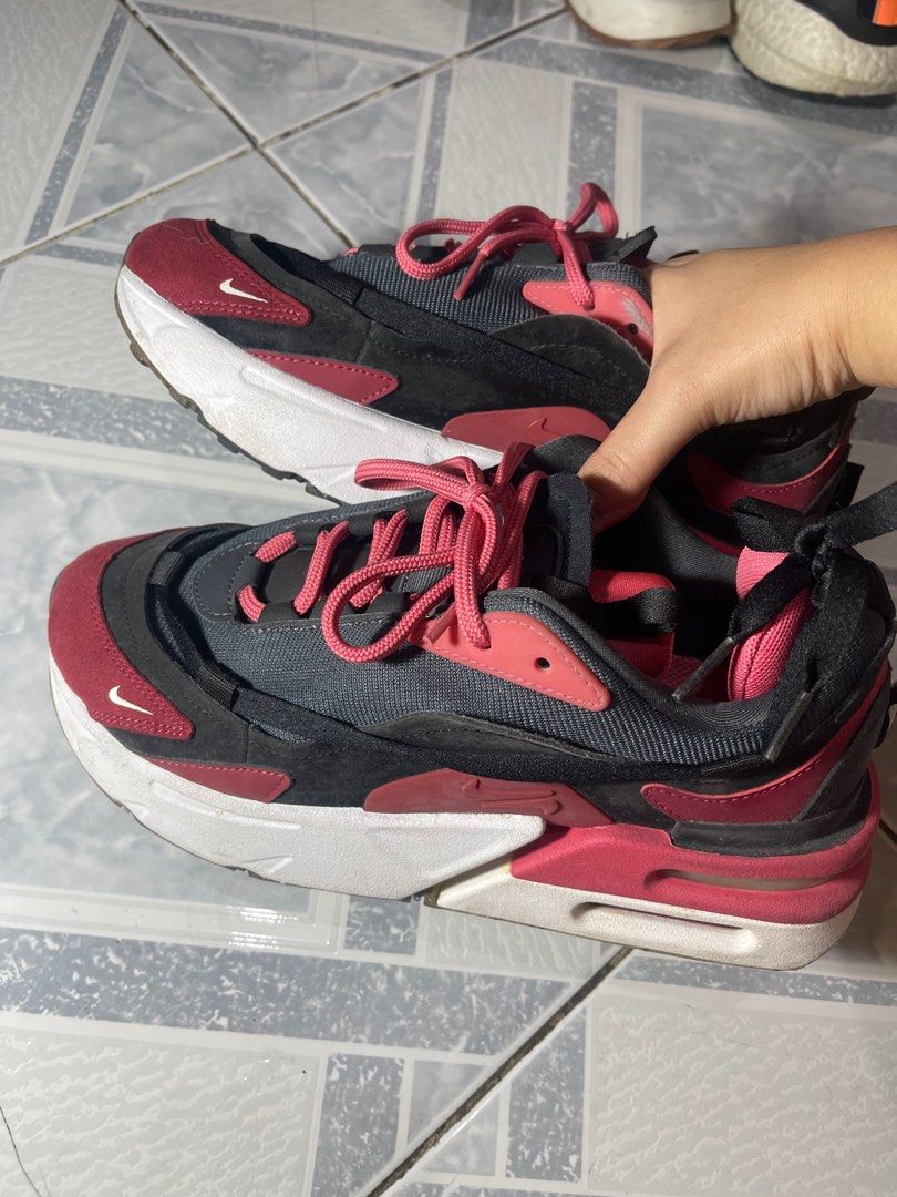 Nike Air Max Furyosa (Category: Sneakers) located in Marikina City. Submitted by elle.desmar (Listing ID 1384423810, Image 1). Description: Barely used. If may flaws barely noticeable naman. Size 8.5womens Comfy naman sya pero masyado mataas for me .