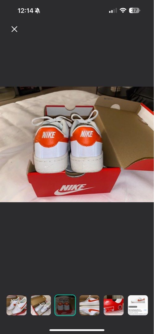 Nike Court Royale 2 (Category: Sneakers) located in Makati City. Submitted by lexyu (Listing ID 1384268773, Image 3). Description: Soooo bnew condition. Used 2x only since buying from Official Nike online. Decluttering!.