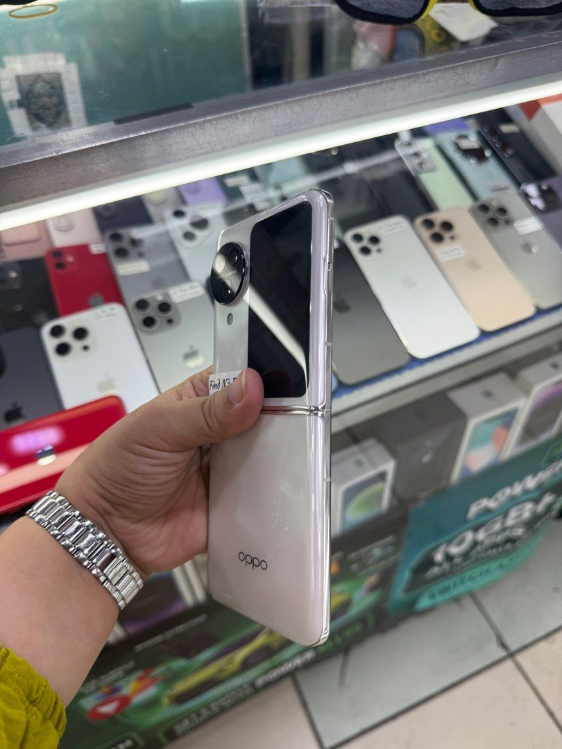 Oppo N3 Flip 256gb FU No issue (Category: OPPO) located in San Juan City. Submitted by javedsgadgetshop (Listing ID 1384405211, Image 3). Description: INSTALLMENT OPTIONS : SPAY LATER / GGIVES / CREDIT CARD! WE BUY AND SELL SO PWEDE MAGBINTA OR SWAP ! Quick Specs : 💵 Oppo N3 Flip 5G •256gb •NTC Variant •Good batt health •Factory Unlock •95% Smoothness •No hidden issue | No Repaired •100% Authentic | Not Refurbished •w/ OEM Charger & store warran