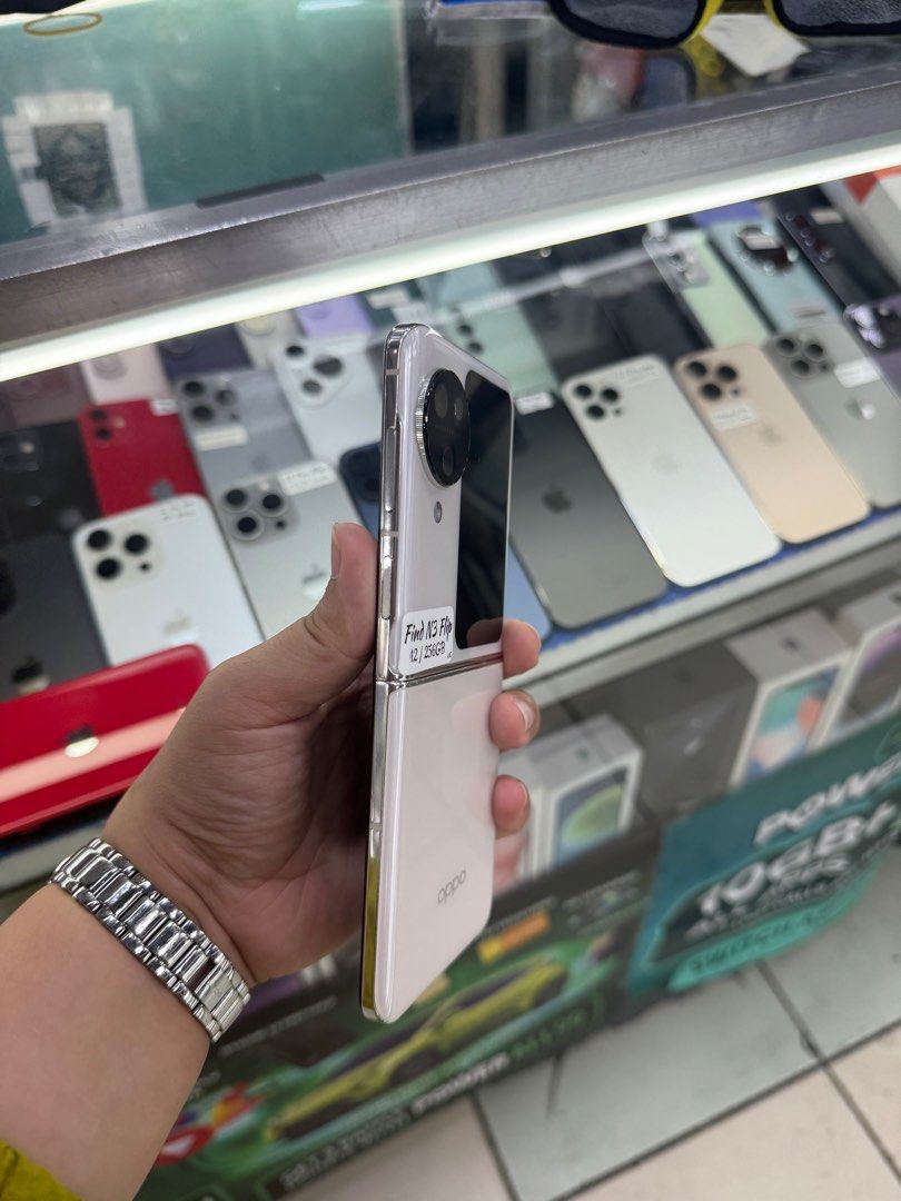 Oppo N3 Flip 256gb FU No issue (Category: OPPO) located in San Juan City. Submitted by javedsgadgetshop (Listing ID 1384405211, Image 2). Description: INSTALLMENT OPTIONS : SPAY LATER / GGIVES / CREDIT CARD! WE BUY AND SELL SO PWEDE MAGBINTA OR SWAP ! Quick Specs : 💵 Oppo N3 Flip 5G •256gb •NTC Variant •Good batt health •Factory Unlock •95% Smoothness •No hidden issue | No Repaired •100% Authentic | Not Refurbished •w/ OEM Charger & store warran