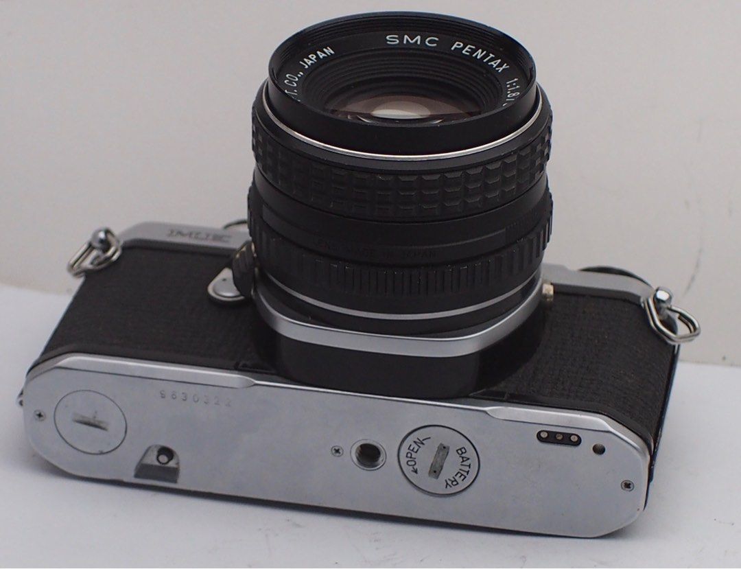 PENTAX ME CAMERA WITH LENS (Category: Camera Bags & Carriers) located in Las Pinas. Submitted by film101 (Listing ID 1384394400, Image 3). Description: Pentax ME with SMC 55/f1.8 New arrival BEST FOR BEGINNER🍎🍎🍎 Sleek type film slr Newly clean optics (with sample photos by using digital) Meter working B/100x working Shutter curtain working Shutter working Clean film back Finder with tiny dust -doesnt affect output check pics above Ready to use
