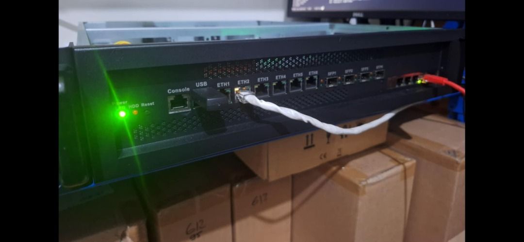 PFSENSE OPNSENSE NETWORK FIREWALL (Category: Networking) located in Makati City. Submitted by inet.tekno (Listing ID 1384297560, Image 1). Description: ON STOCK in 2U Rack mounted form factor.. for better ventilation iNTEL 12TH GEN I512400 6 * Intel i226 2.5gbe ON-BOARD 4 * Intel X710 SFP+ ON-BOARD 2 * Sodimm Slots 4 * Sata Interfaces 1 * m.2 2280 NVMe slot 1 * PCIe Expansion slot STANDARD CONFIGURATION INCLUSIVE 1 * 16GB Sodimm DDR4 1 * 240GB EN