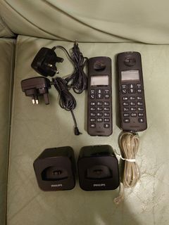 Philips D210 Duo 室內無線電話 子母機 家居電話64228051145731110