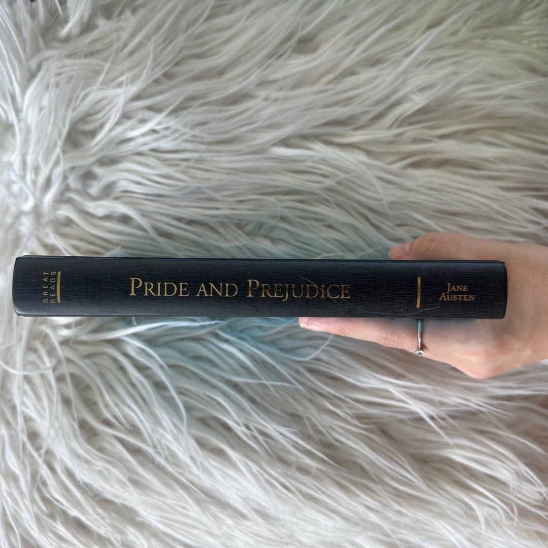 pride and prejudice — jane austen [hardbound] (Category: Storybooks) located in Makati City. Submitted by klaui.declutters (Listing ID 1384321209, Image 3). Description: light tanning, negotiable tags: pride and prejudice, jane austen, classic books, english classics, romantic novels, british literature, 19th century literature, classic romance, literature, timeless reads, vintage novels, literary fiction, fiction, novel, hardbound book, period d