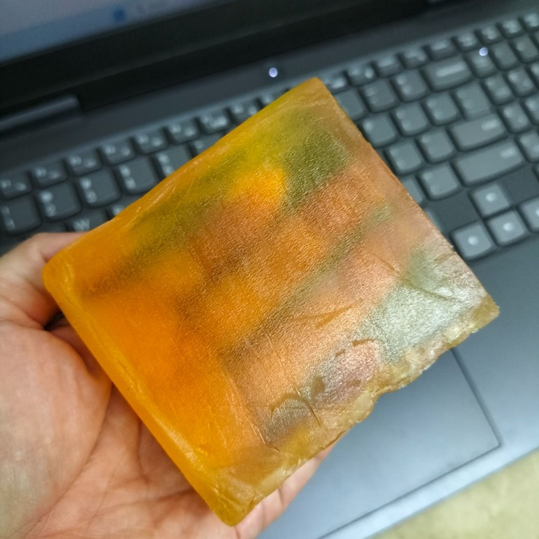 Quality Honey Lemon Body Soap 135g (Category: Body Care) located in Paranaque City. Submitted by decluttering-all (Listing ID 1383471706, Image 1). Description: Quality Honey Lemon Body Soap 135g hand-crafted Raw Honey, Lemon Oil, Propolis Extract Limited variant due to quality of raw material available Paraben free, Sulfate free Cleanses, brightens and nourishes - refreshes and gives radiance includes a Whip bag P180 only, 1 pc I have 2 extras b
