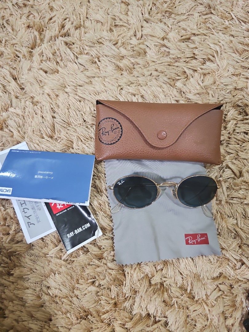 RAY-BAN ROUND METAL LEGEND GOLD (Category: Sunglasses & Eyewear) located in Alicia. Submitted by brandfor.less (Listing ID 1384384951, Image 1). Description: Inclusions: care card, guarantee card, case, GUARANTEED AUTHENTIC, IF PROVEN TO BE FAKE ...MONEY BACK GUARANTEE.