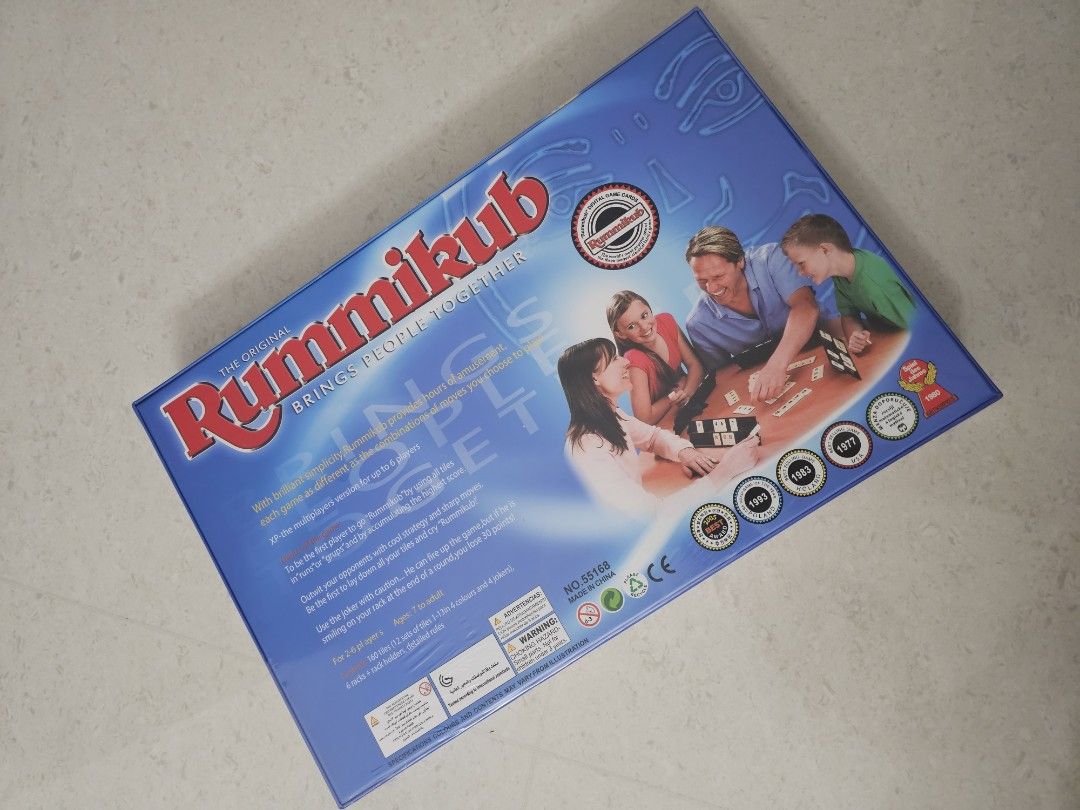 Rummikub XP 6 Players Version Board Game, Hobbies &amp; Toys, Toys &amp; Games ...