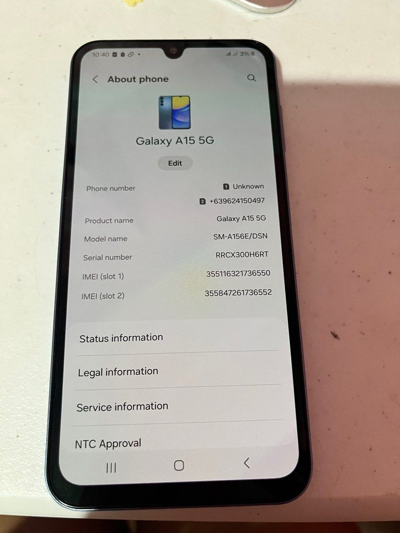 Samsung A15 5G For Sale (Category: Samsung) located in San Pedro. Submitted by pedrosaca81771 (Listing ID 1384252380, Image 2). Description: .