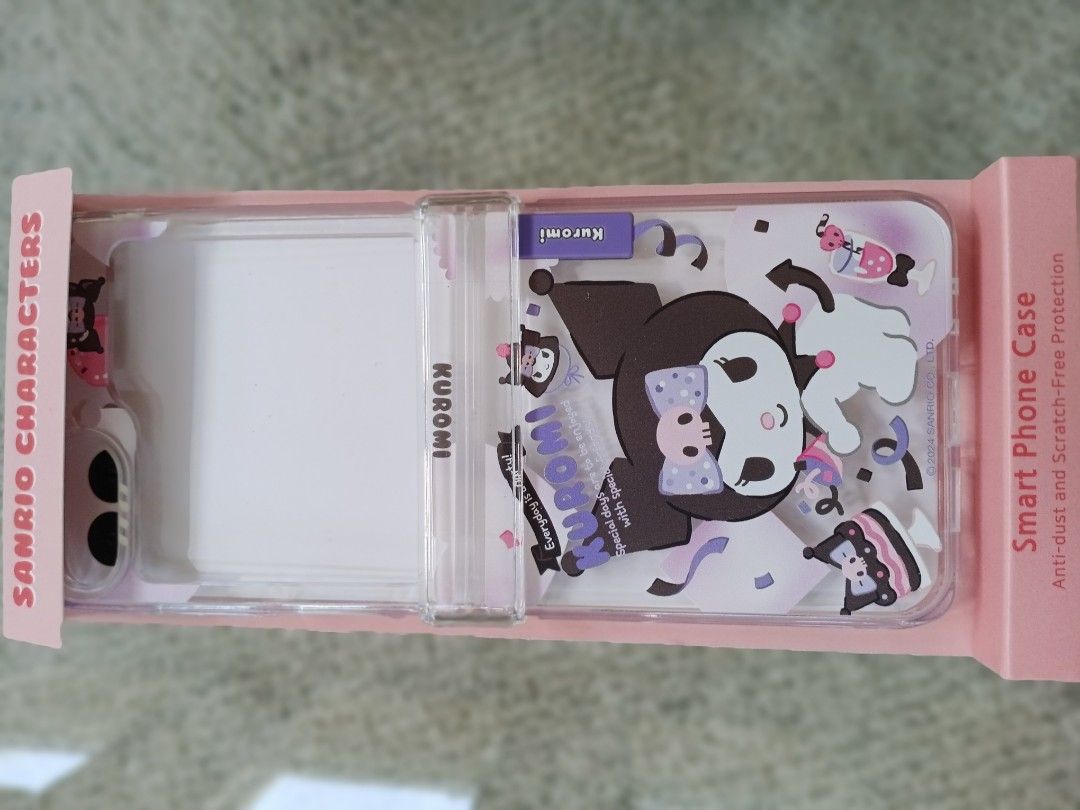 Samsung Flip 6 Kuromi Case (Category: Cases & Sleeves) located in Quezon City. Submitted by purpleskies0122 (Listing ID 1384278141, Image 2). Description: Samsung Z Flip 6 Kuromi Case Used, good as new Authentic from Korea Location: QC.