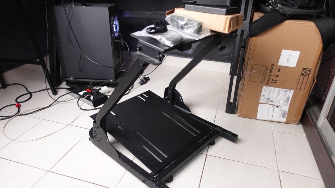 Sim Racing Simulator Steering Rig Stand, Video Gaming, Gaming ...