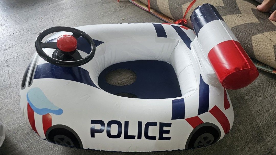 SPF Police Baby Swimming Float, Babies & Kids, Infant Playtime on Carousell