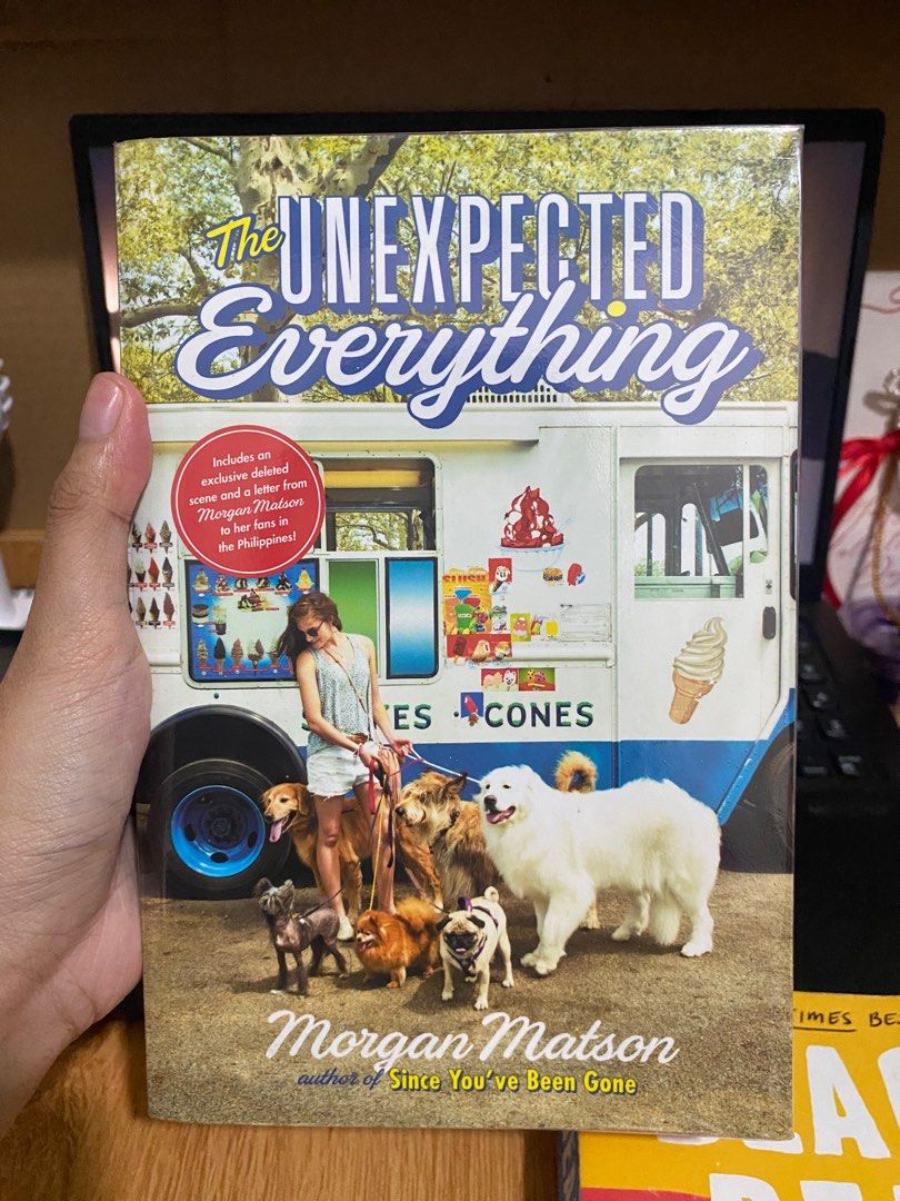 The Unexpected Everything by Morgan Matson (Category: Storybooks) located in Manila. Submitted by cleobylala (Listing ID 1384393592, Image 1). Description: For sale The Unexpected Everything by Morgan Matson Still have the receipt ₱90 na lang 🙂 Loc: North cal Mop: Gcash/Maya/Bank Transfer Mod: Lalamove/jnt/ggx.