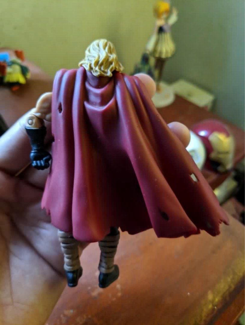 THOR AGE OF THUNDER 2010 MARVEL HASBRO (Category: Action & Battle Toys) located in Camiling. Submitted by KATZVRA (Listing ID 1384263614, Image 2). Description: authentic thor hasbro 2010 classic highly movable good joints no broken part. issue: lost hammer good for collection or gift for kids.