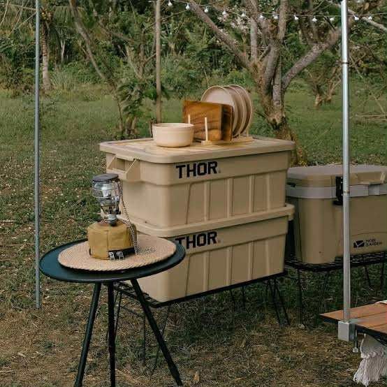 Thor Stackable Box (75L) Beige (Category: Hiking & Camping) located in Manila. Submitted by megdc (Listing ID 1384377623, Image 2). Description: Brand new Thor stackable box 2pcs only Beige color only 2,000 per piece (lower than SRP - 2,490).